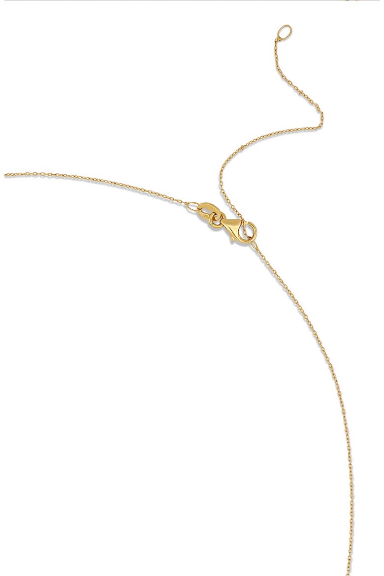 18K Gold Mykonos Diamond Pendant Necklace, Alternate, color, 18K YELLOW GOLD
