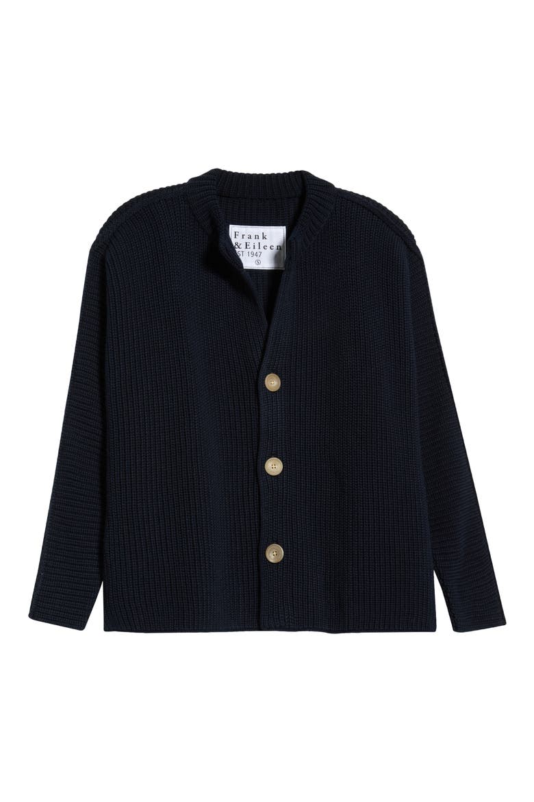 Montecito Cotton Cardigan, Alternate, color, MARINE
