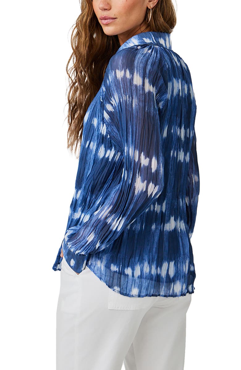 Bella Dahl Shibori Print Button-Up Shirt, Alternate, color, 