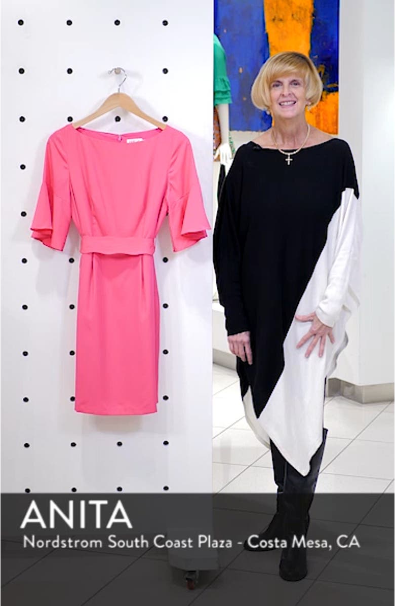 Bell Sleeve Sheath Dress, sales video thumbnail