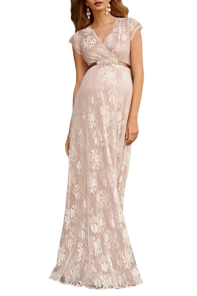 Eden Gown Long, Alternate, color, BLUSH