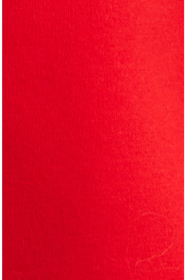 Couture Seam Cotton Blend Shorts, Alternate, color, RED/ PINK