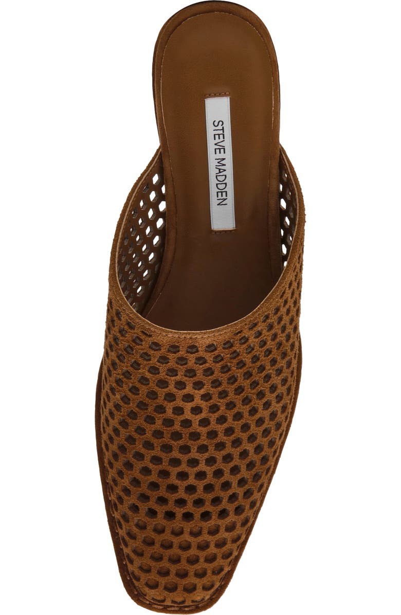 Steve Madden Dessa Perforated Mule, Alternate, color, Cognac