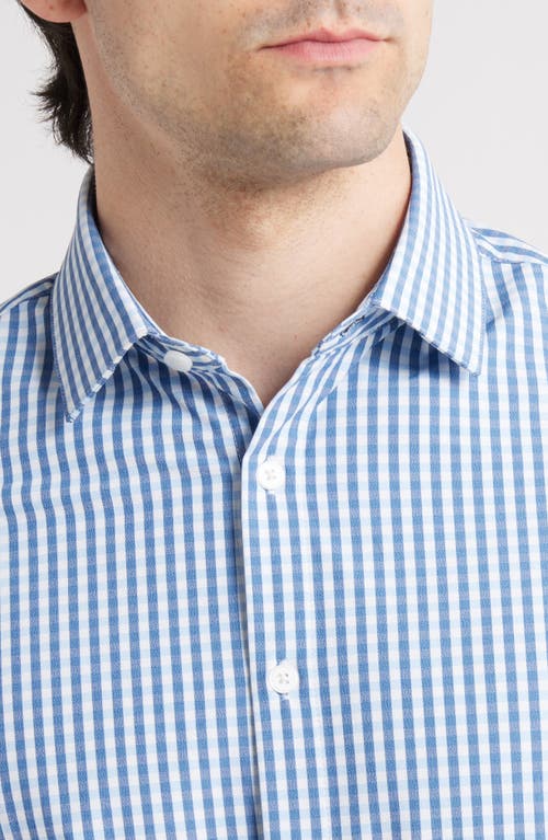 Mizzen + Main Mizzen+main Leeward Trim Fit Check Stretch Button-up Shirt