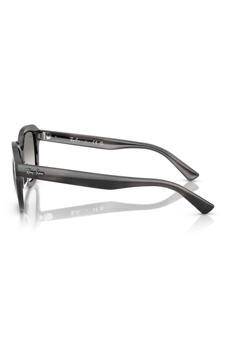 Erik 53mm Gradient Square Sunglasses, Alternate, color, STRIPED GREY
