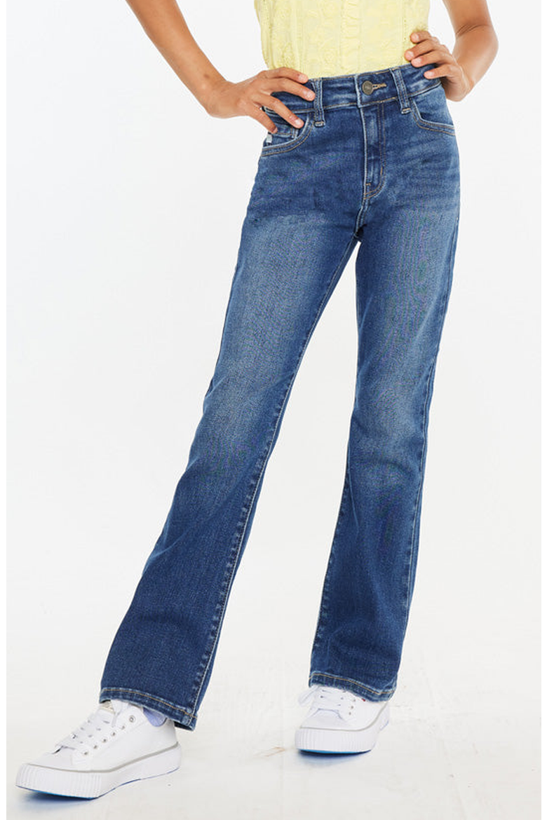 Elaine High Rise Bootcut Jeans, Main, color, Medium Wash