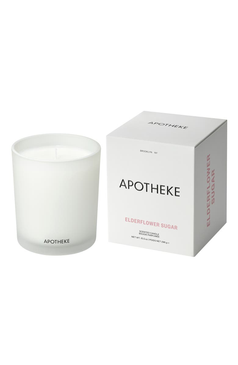 APOTHEKE Elderflower Sugar Classic Scented Candle, Main, color, 