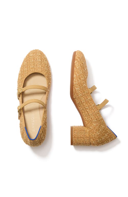 Rothys Rothy's The Double Buckle Mary Jane Heel In Animal Print