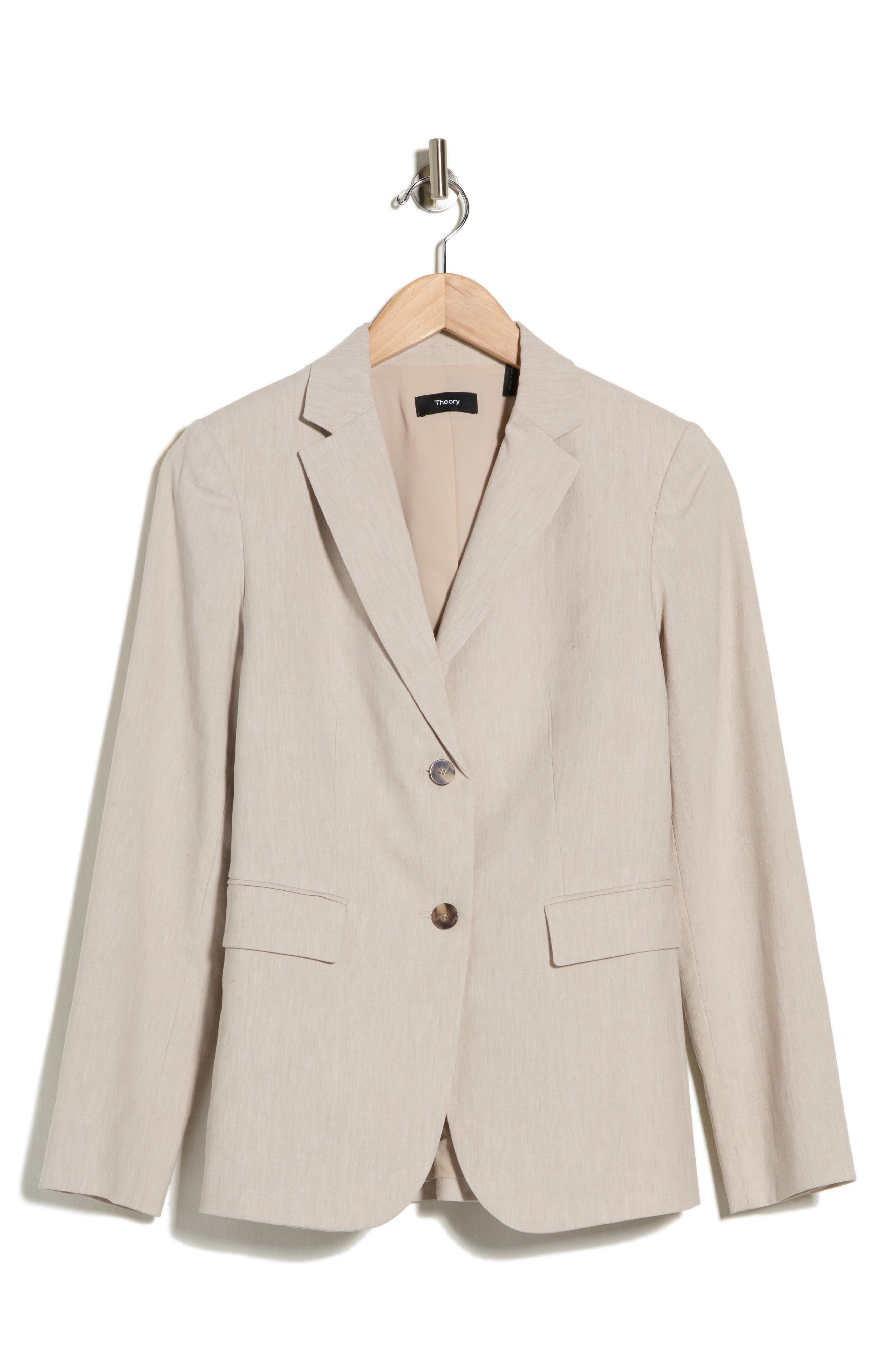 Classic Linen Blend Blazer