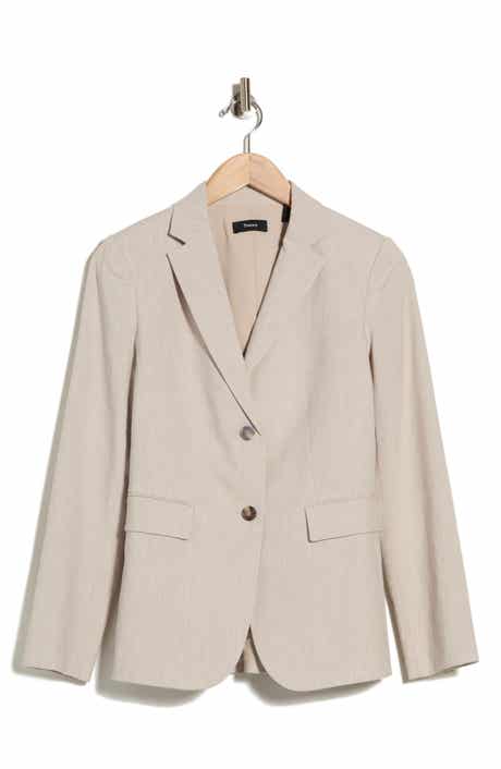Classic Linen Blend Blazer