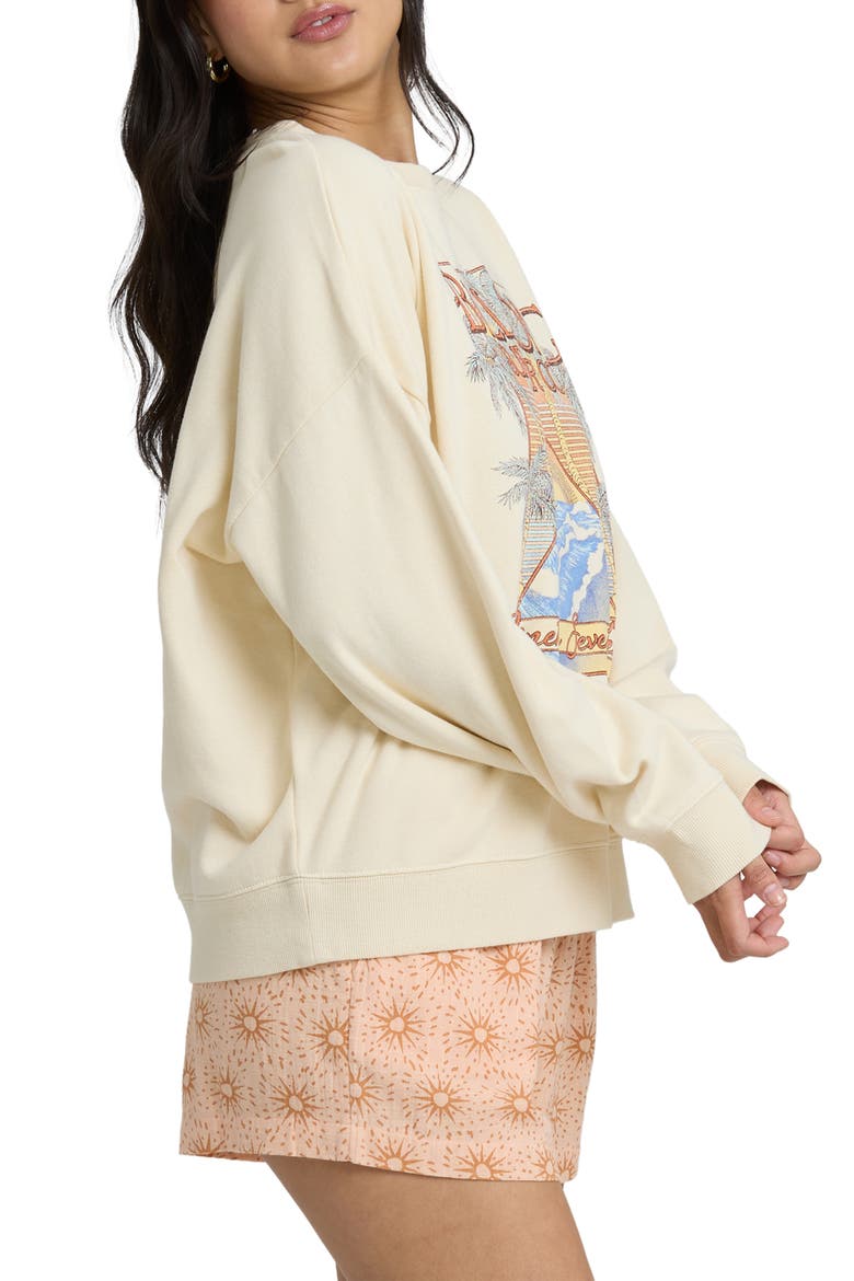 Echo Crewneck Sweatshirt, Alternate, color, WINTER WHITE