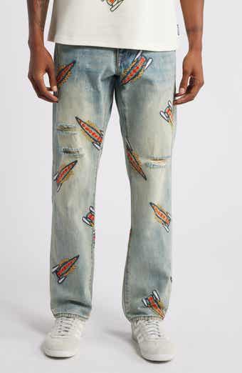 ICECREAM Blast Off Ripped Jeans