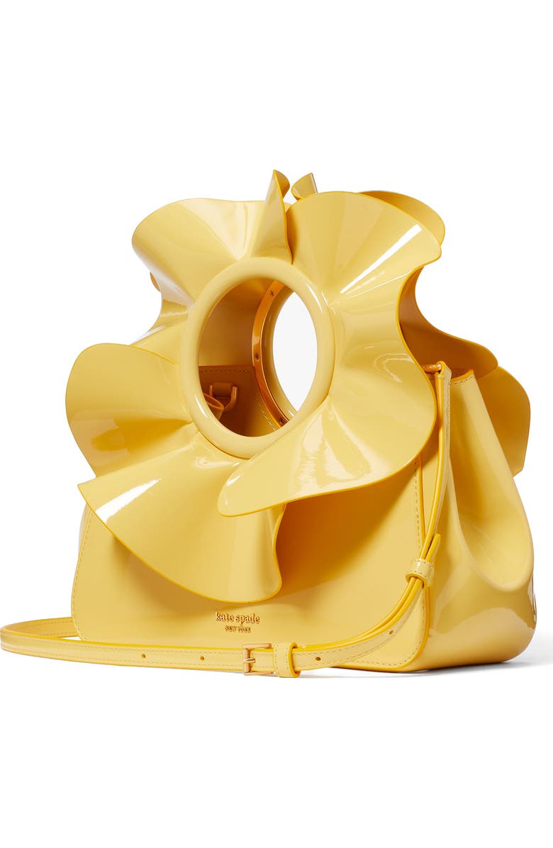 Kate Spade New York flora faux patent leather crossbody bag, Alternate, color,