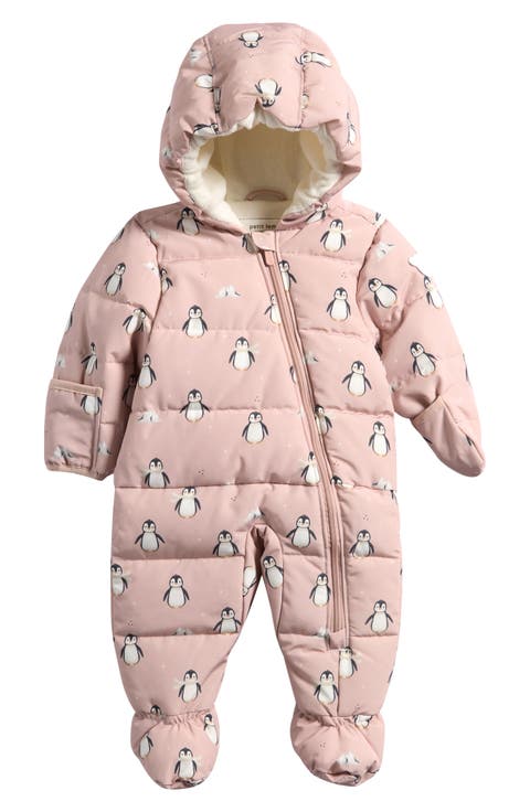 Penguin Print Snowsuit (Baby)