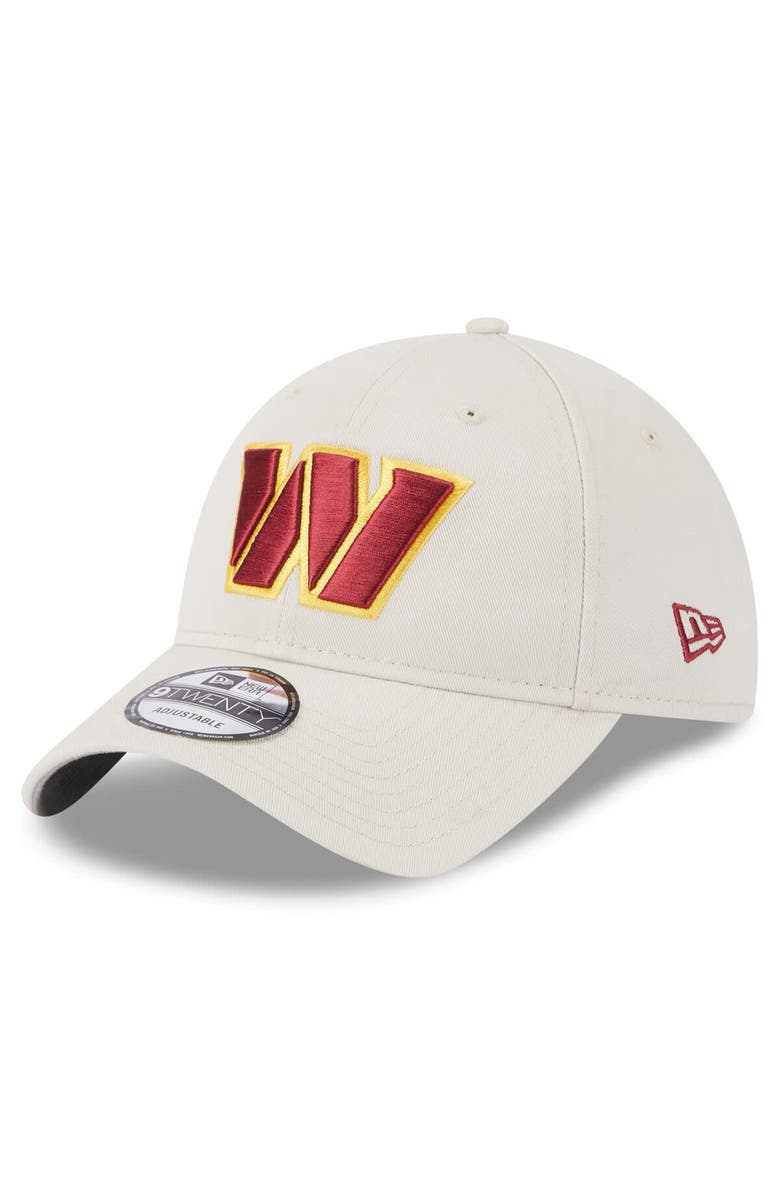 New Era Men's New Era Khaki Washington Commanders  Playmaker 9TWENTY Adjustable Hat, Main, color, 