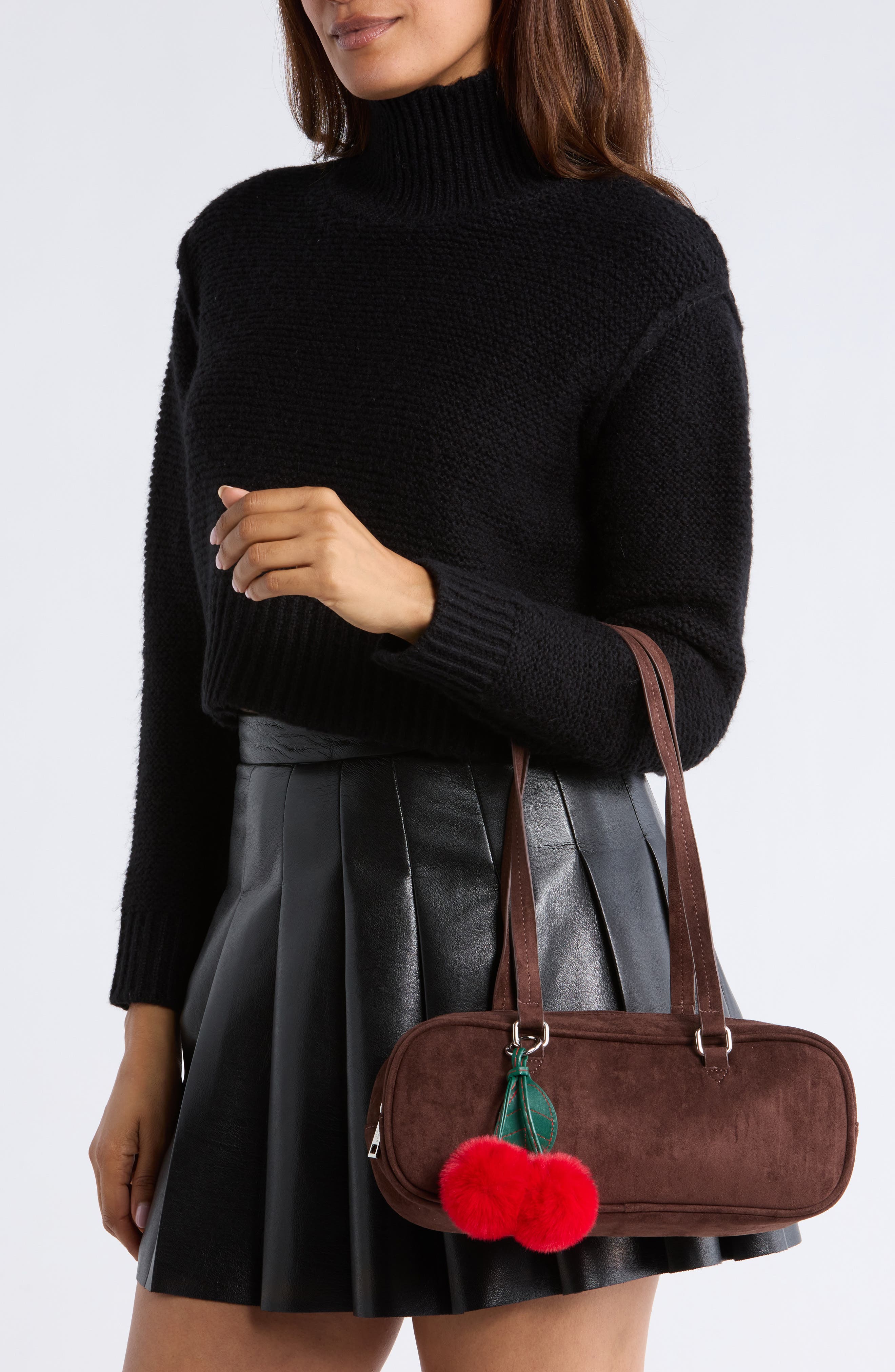 Madden Girl East/West Shoulder Bag, Alternate, color, Brown