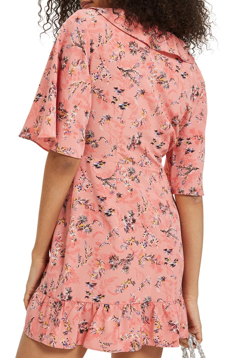 Off Duty Ruffle Tea Dress, Alternate, color, PINK