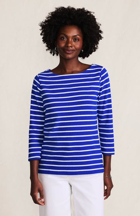 Mariner Jersey Boatneck Top