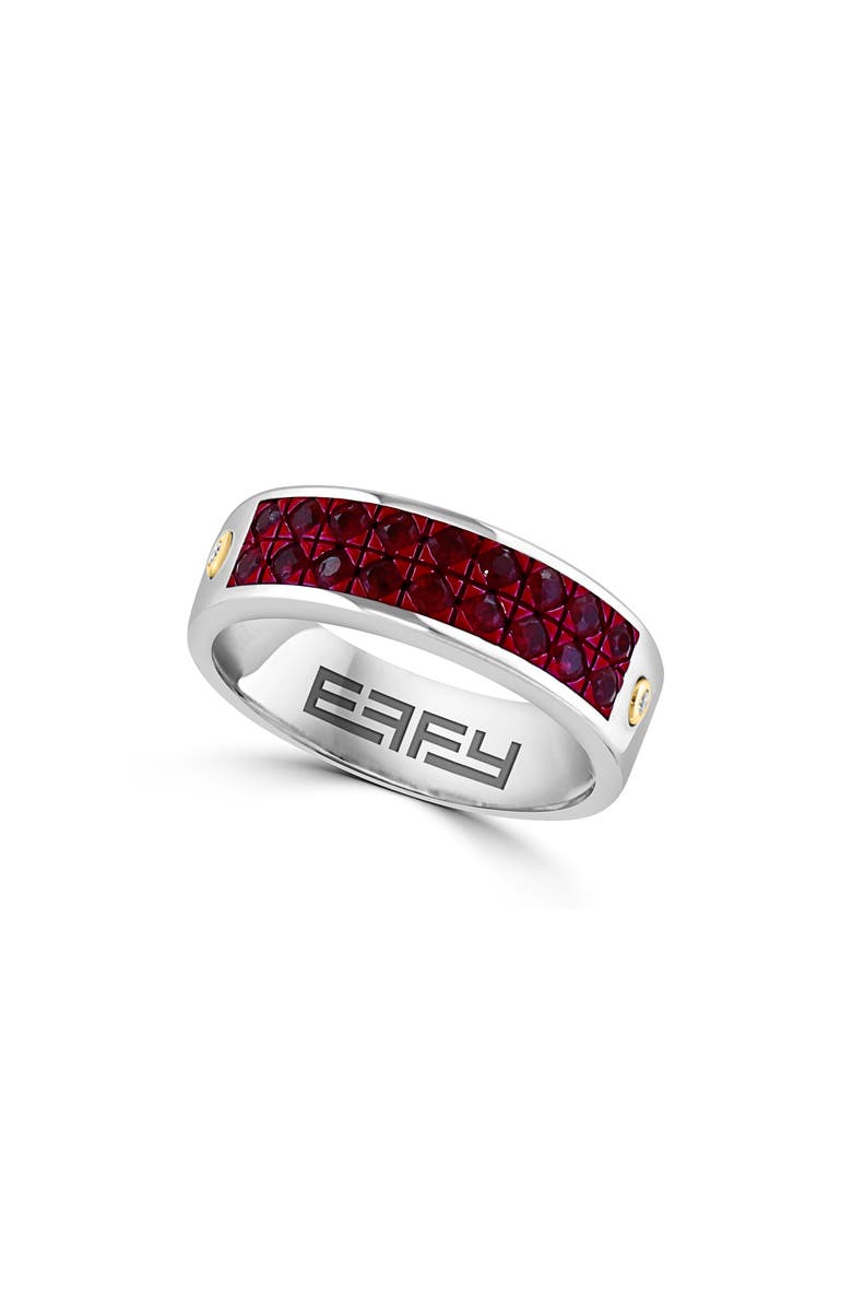 EFFY Ruby & Diamond Ring - 0.02ct., Main, color, 