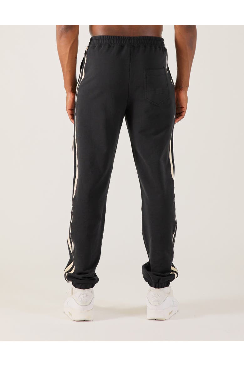 Retro Sweat Pant, Alternate, color, Black/Oatmilk