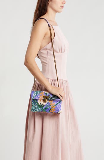 Medium Brixton Sequin Crossbody Bag