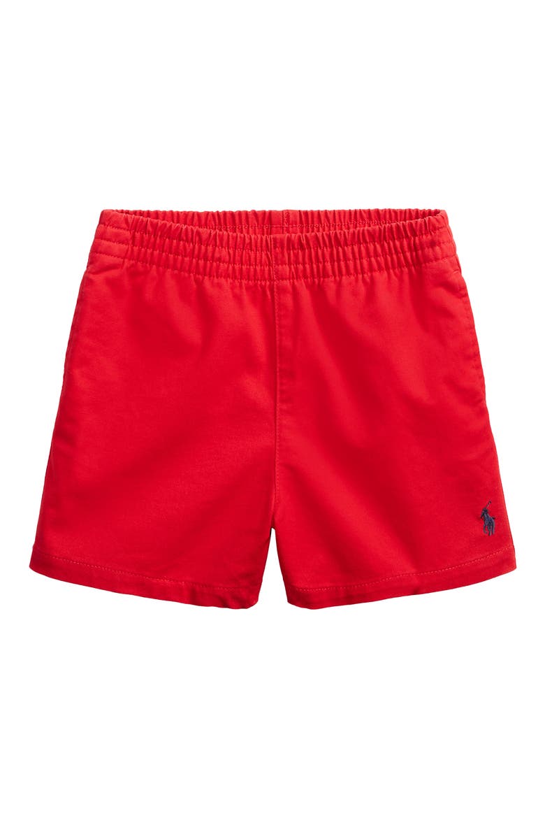 Cotton Chino Shorts, Main, color, RED