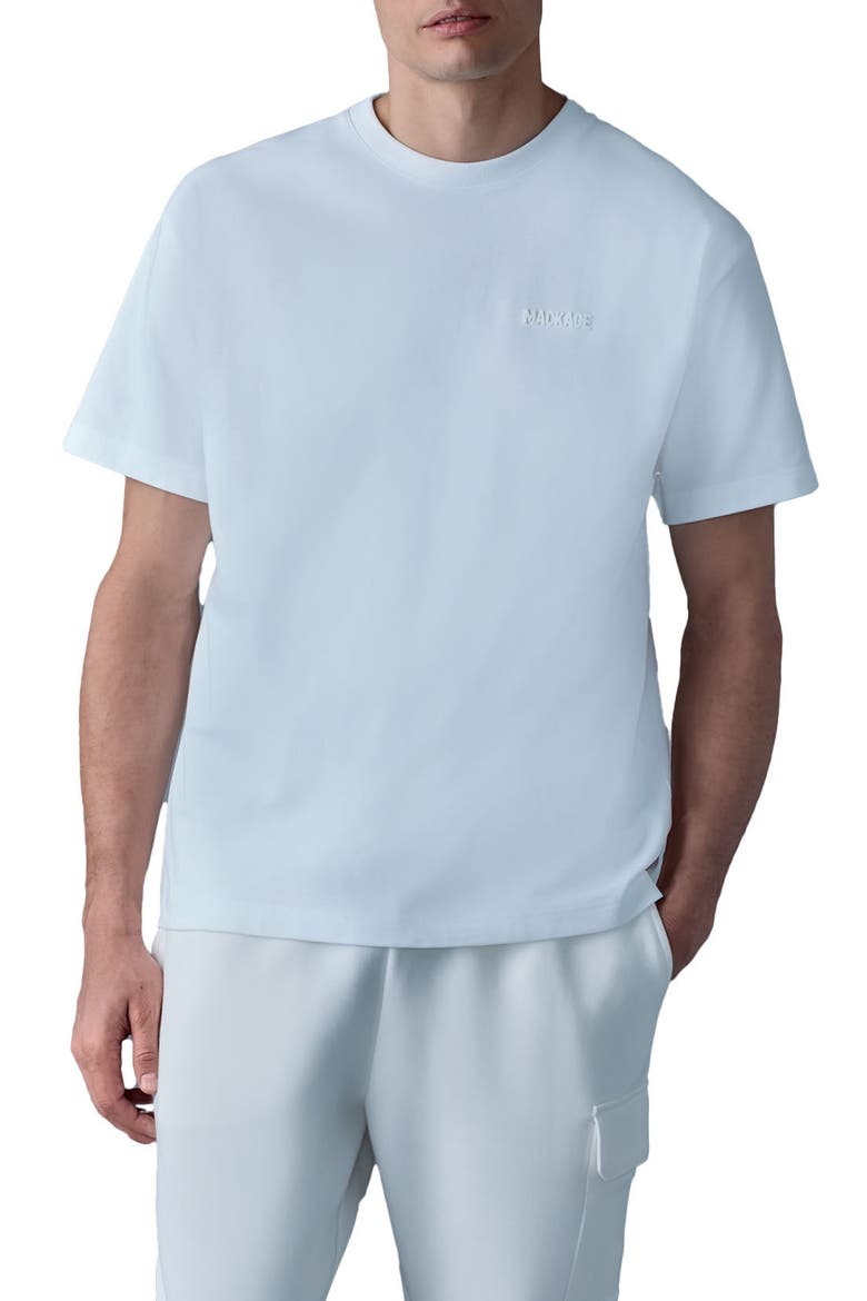 TEE-R Silicone Logo Organic Cotton T-Shirt, Main, color, WHITE