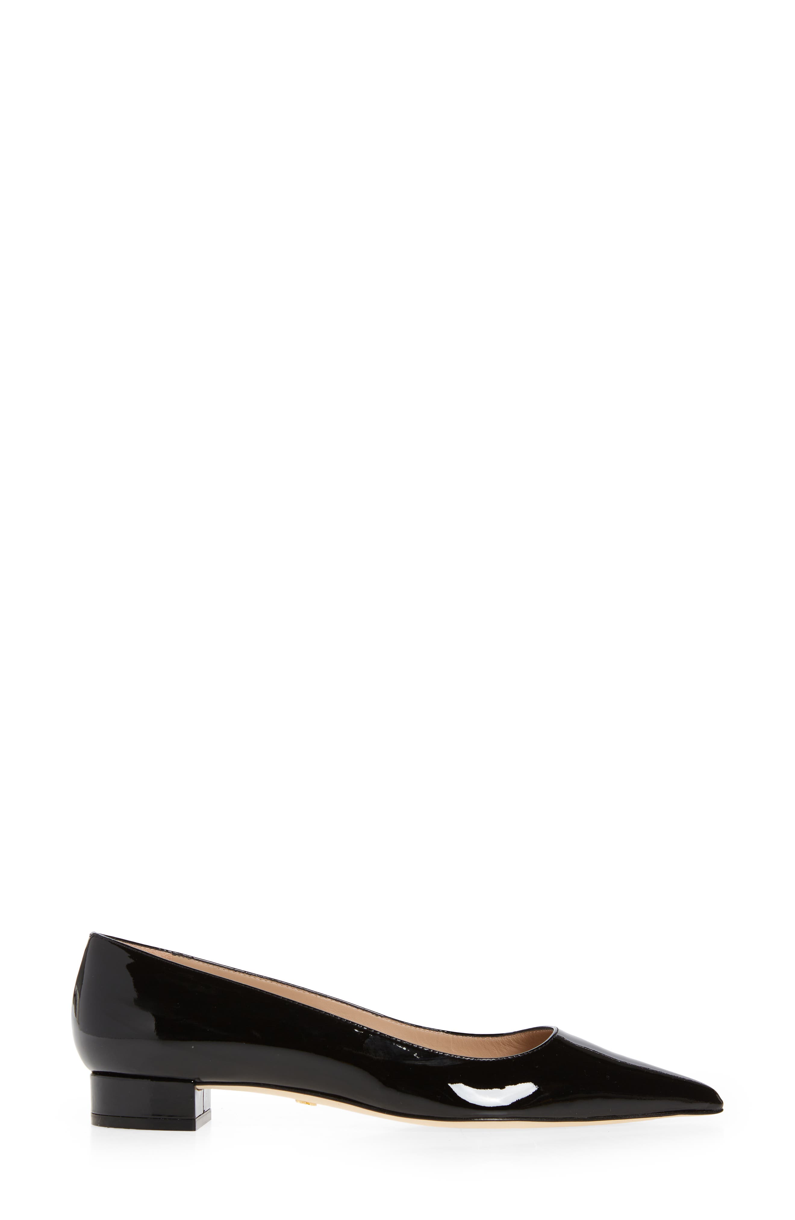 Stuart Weitzman Stuart Pointed Toe Flat, Alternate, color, 