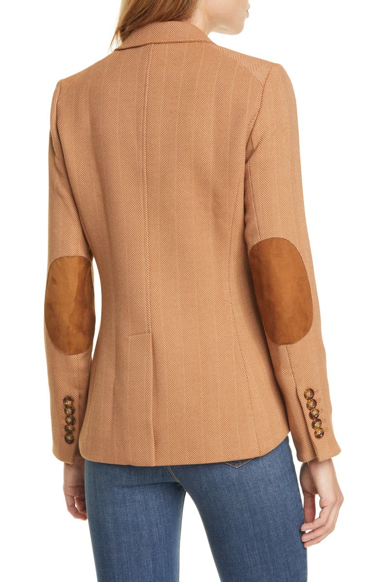 Veronica Beard Hudson Plaid Wool Blend Dickey Jacket, Alternate, color, 