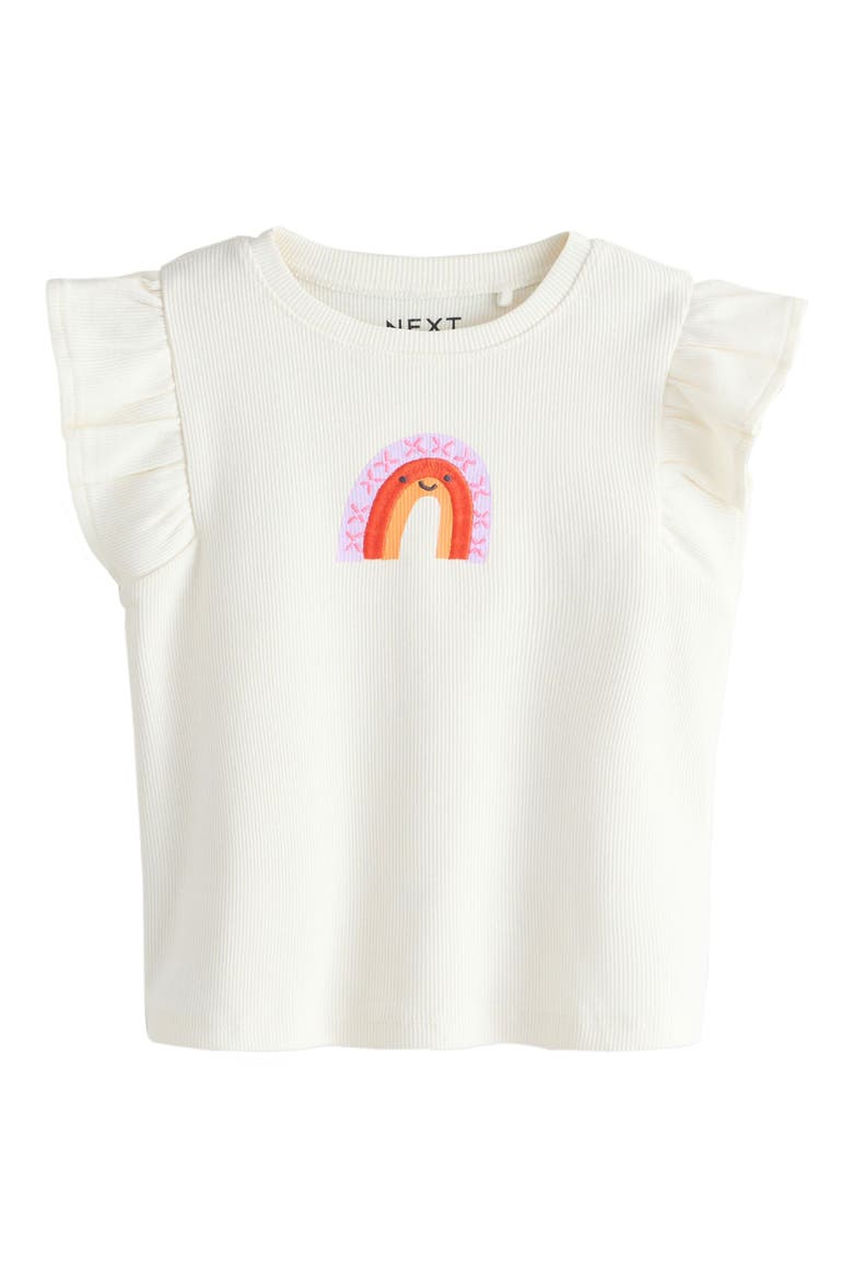 Kids' 5-Pack Assorted Frill Tops, Alternate, color, GREEN