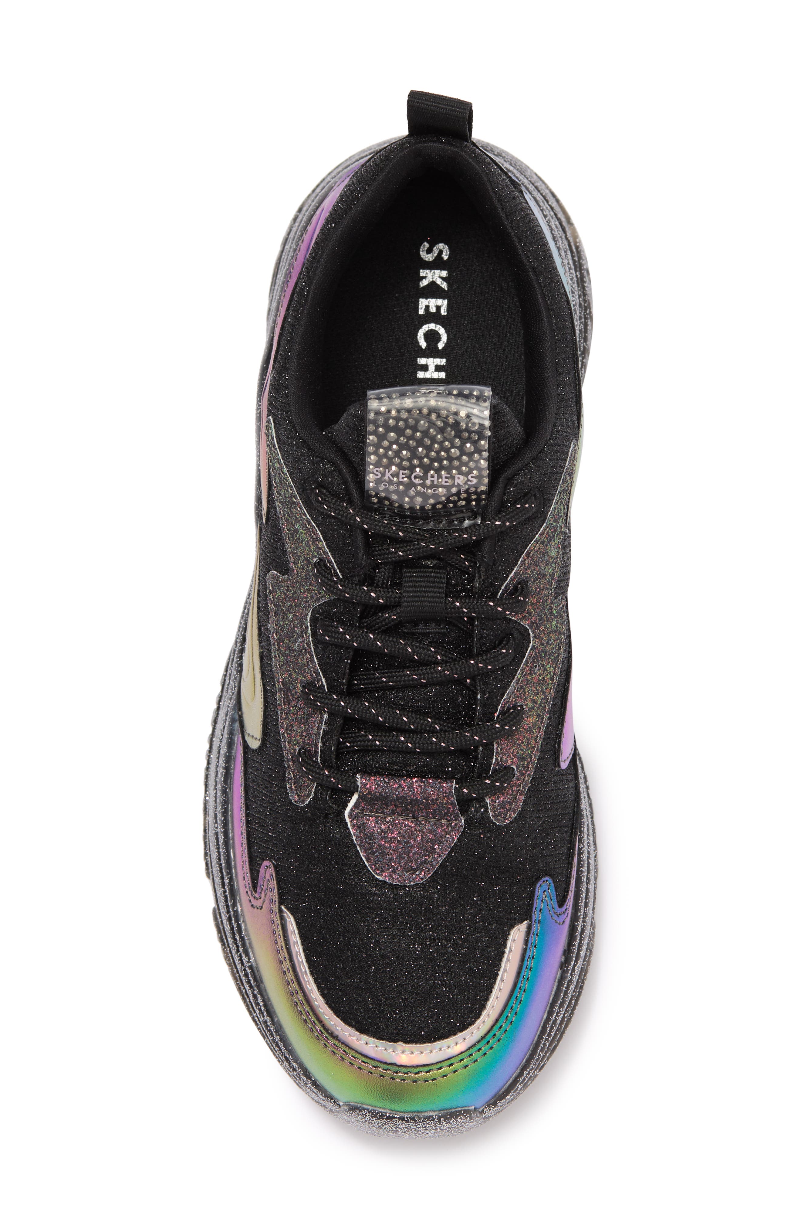 SKECHERS Prismatic Glitter Sneaker, Alternate, color, 