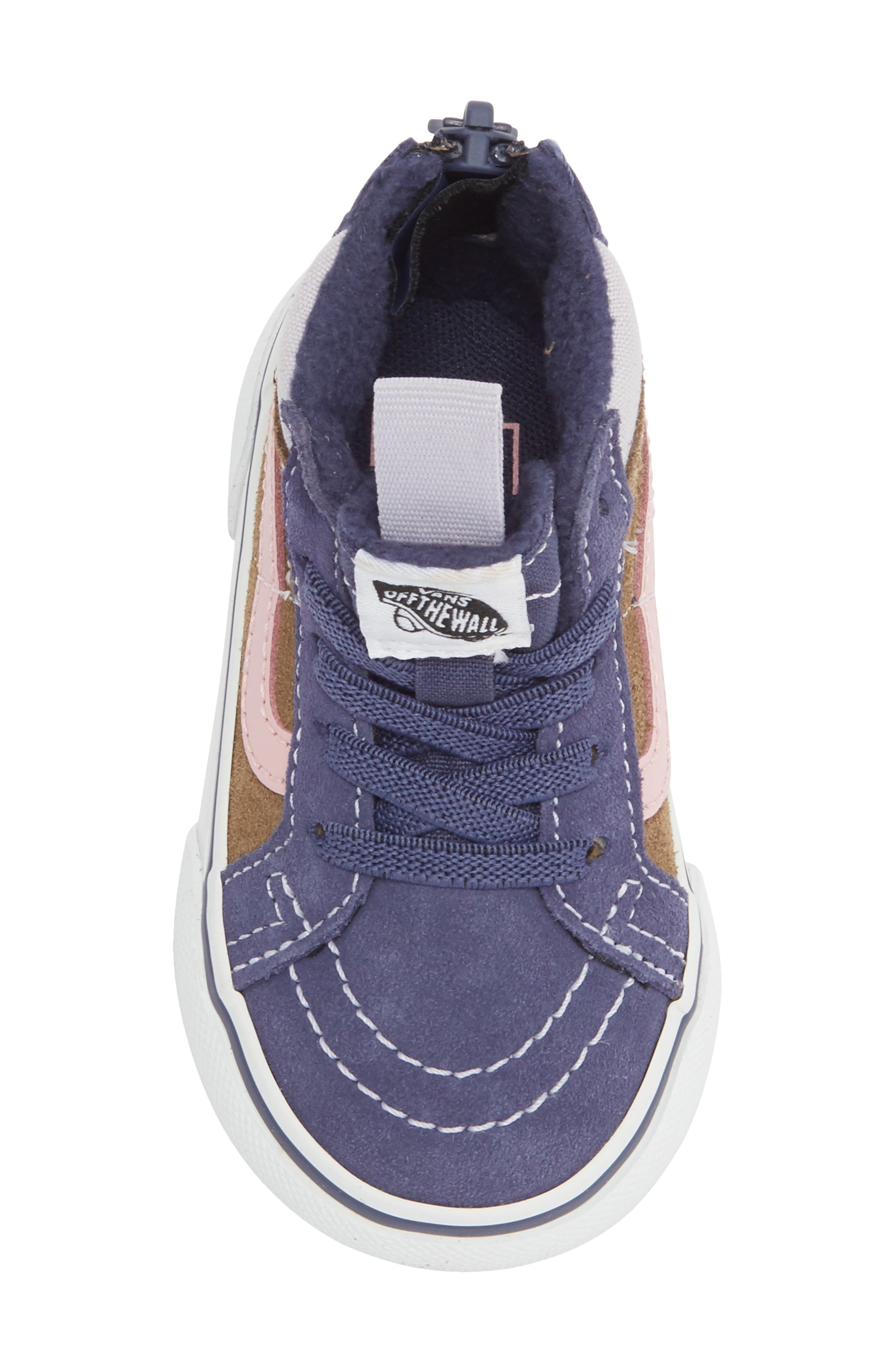 Kids' Sk8-Hi Zip Insulated High Top Sneaker, Alternate, color, GOTHIC GRAPE