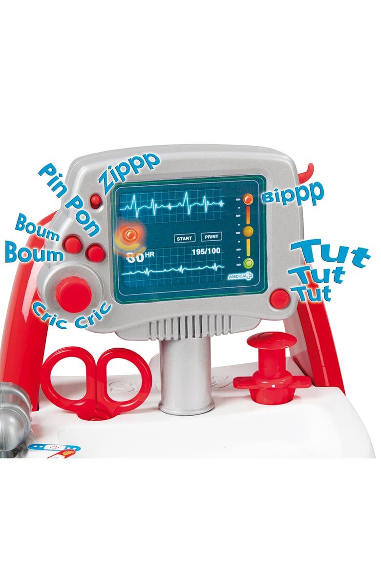 Smoby Toys Doctor Playset Trolley with Sounds and Accessories, Alternate, color, Multicolored