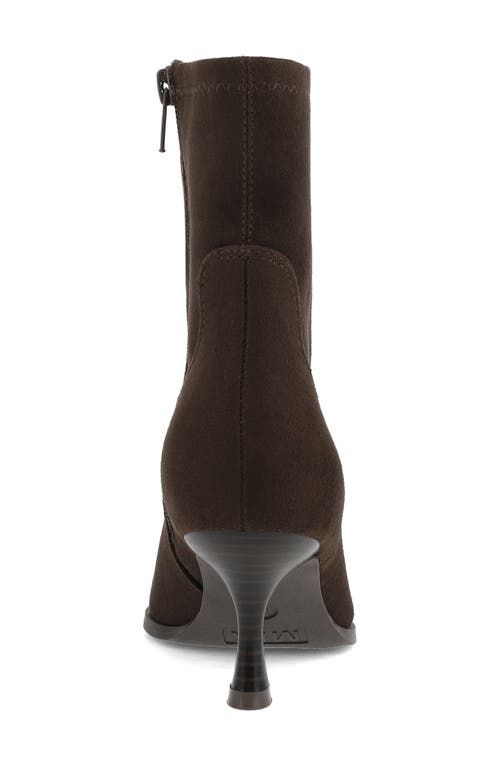 Mia Aletta Pointed Toe Bootie In Brown