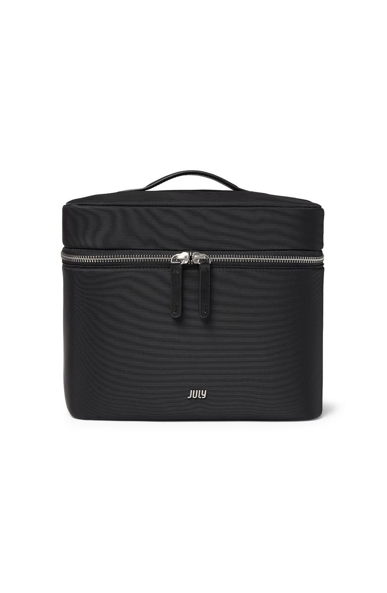 July Vanity Cosmetic Case, Main, color, Black
