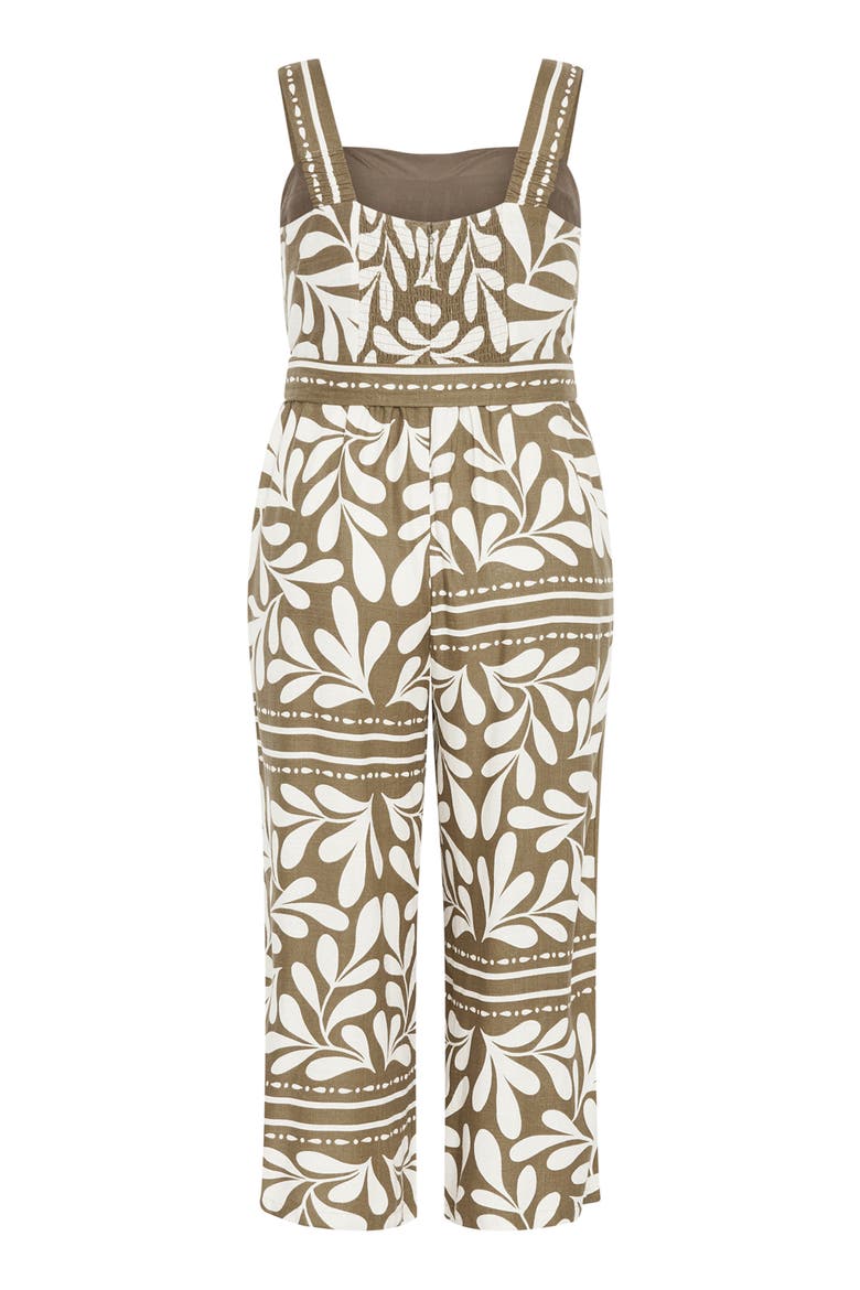 Modern Muse Tile Print Jumpsuit, Alternate, color, JUNIPER BRD