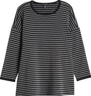 Eileen Fisher Stripe Long Sleeve Top