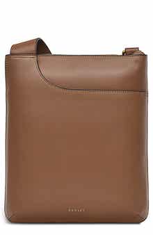 Pockets Icon Zip Leather Crossbody Bag