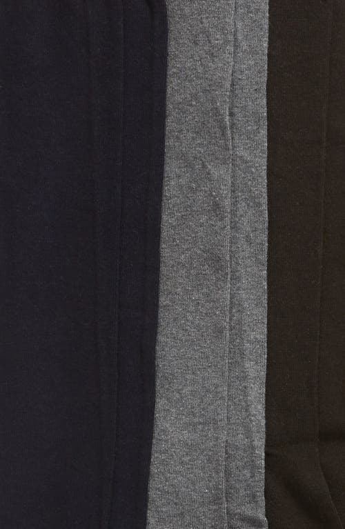 Hue 3-pack Flat Knit Knee High Socks In Black