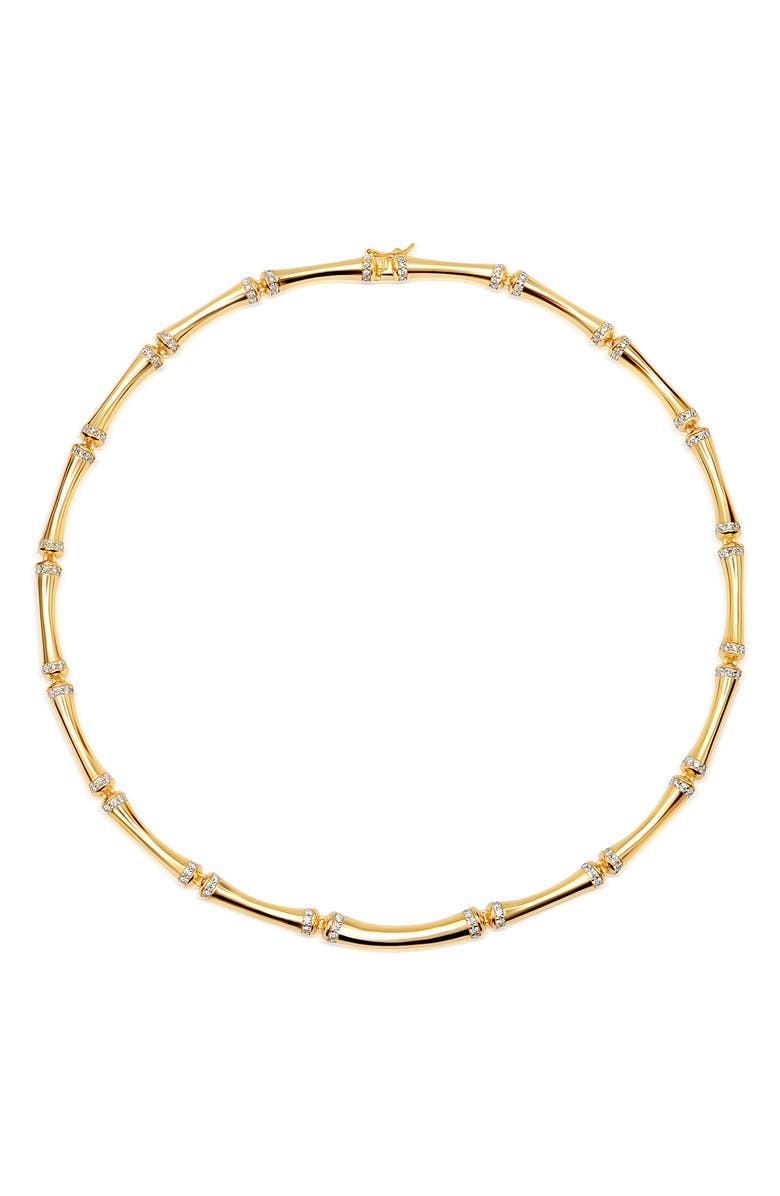 Crislu Bamboo Collar Necklace, Main, color, 
