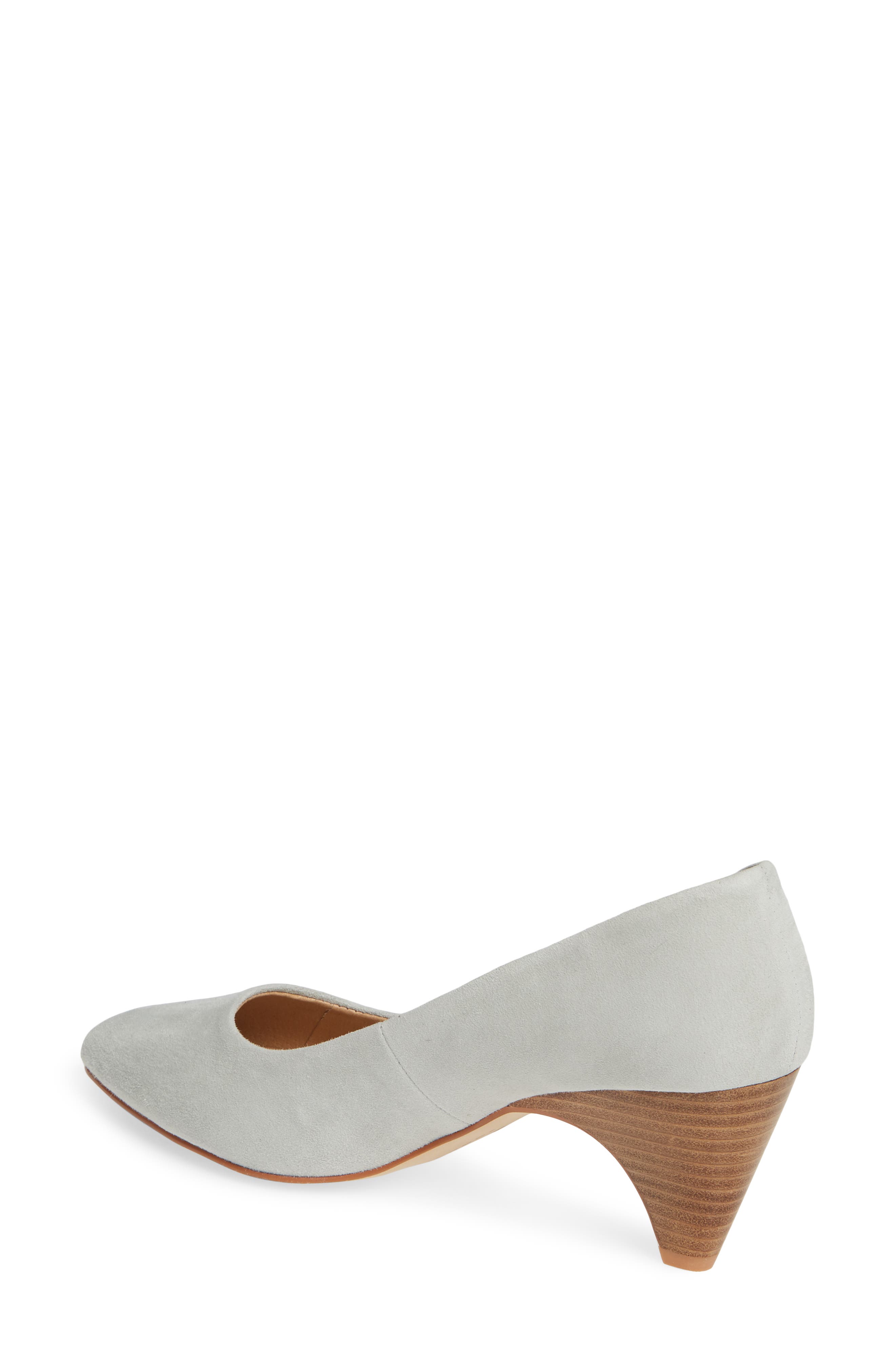 Halle Statement Heel Pump, Alternate, color, AGATA SUEDE