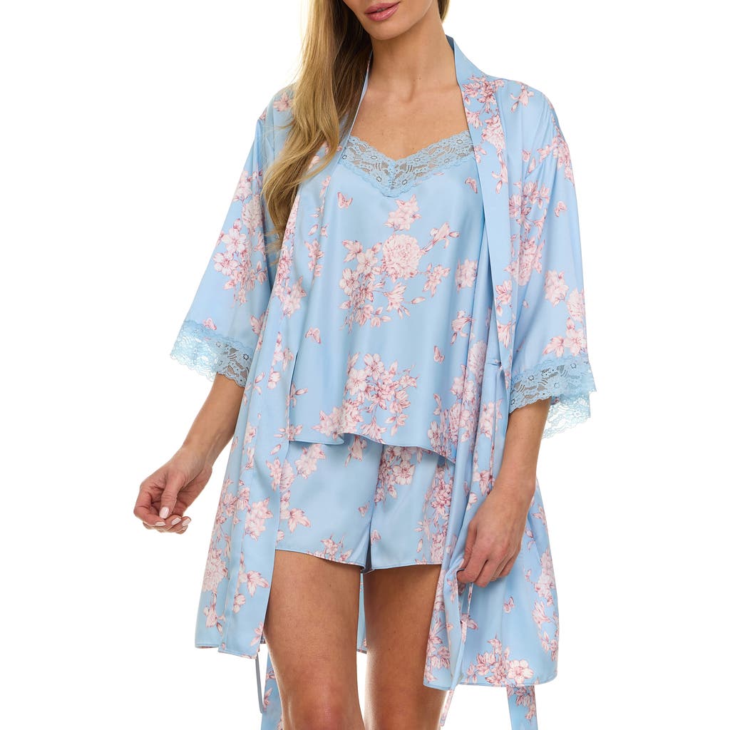Flora Nikrooz Sabrina 3-piece Travel Pajama Set