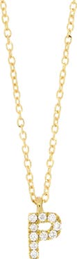 Bony Levy Icon Pavé Diamond Initial Pendant Necklace