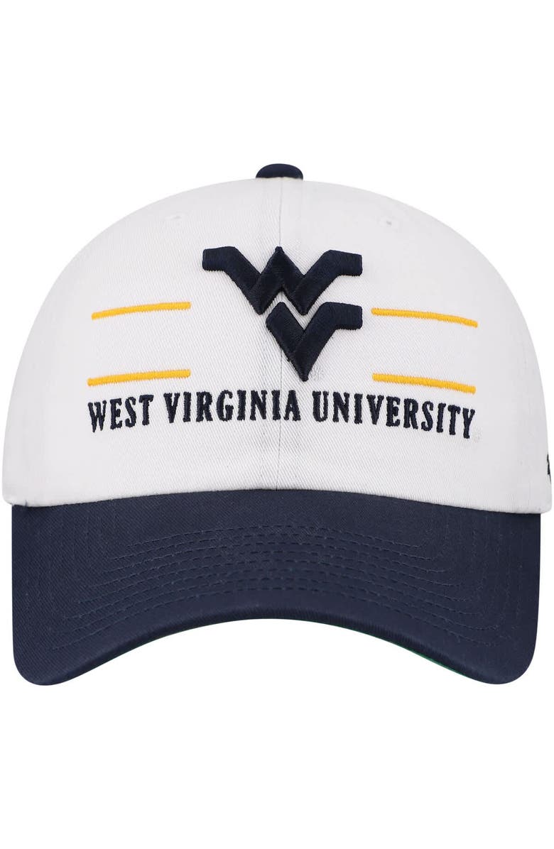 '47 Men's '47 White West Virginia Mountaineers Gridiron Clean Up Adjustable Hat, Alternate, color, White