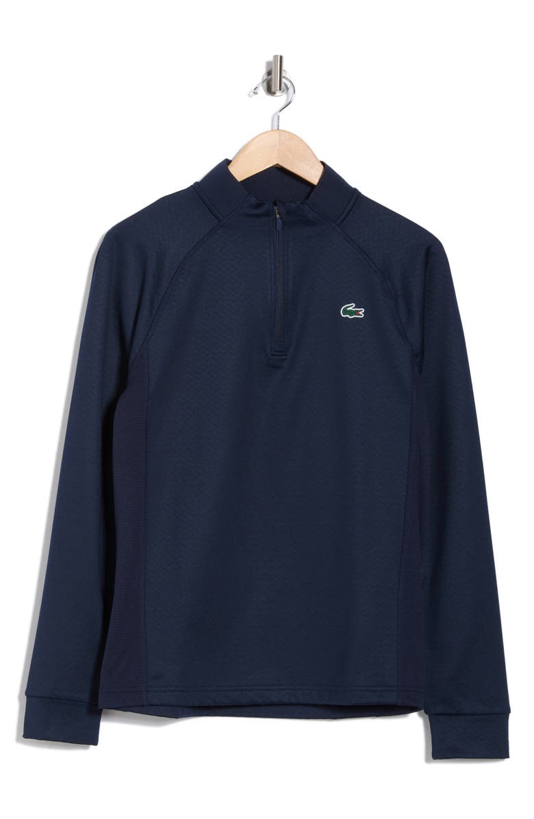 Lacoste Half Zip Sweatshirt, Alternate, color,