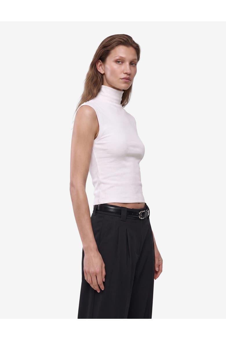 High Neck Blouse, Alternate, color, ECRU