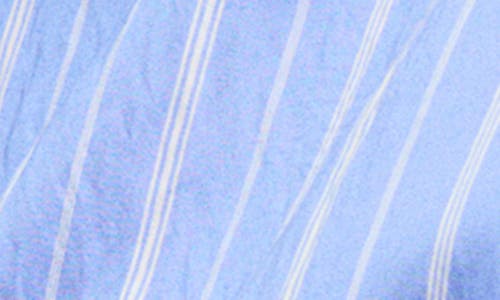 Mango Stripe Button-up Shirt In Blue