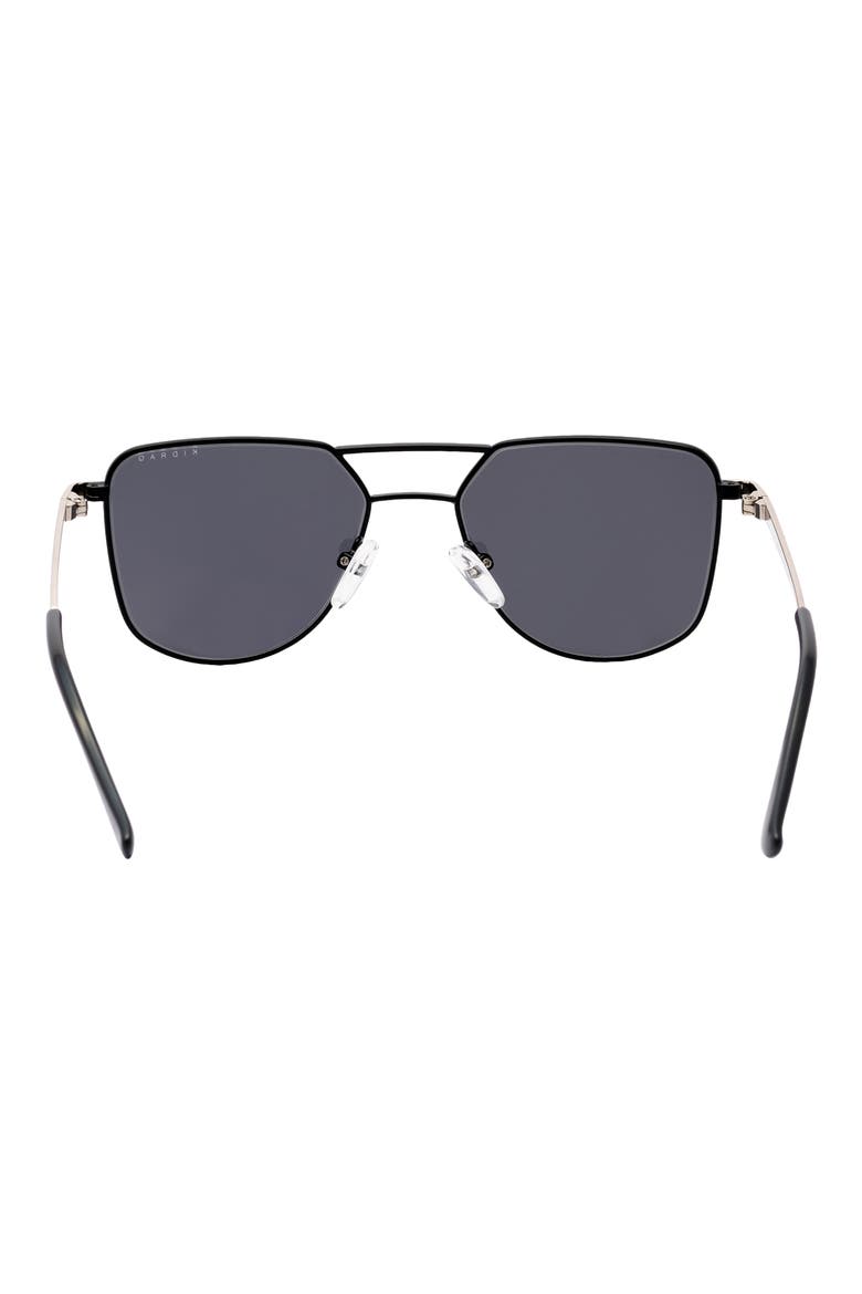 Kids' Hipster 48mm Polarized Sunglasses, Alternate, color, TERMINATOR BLACK