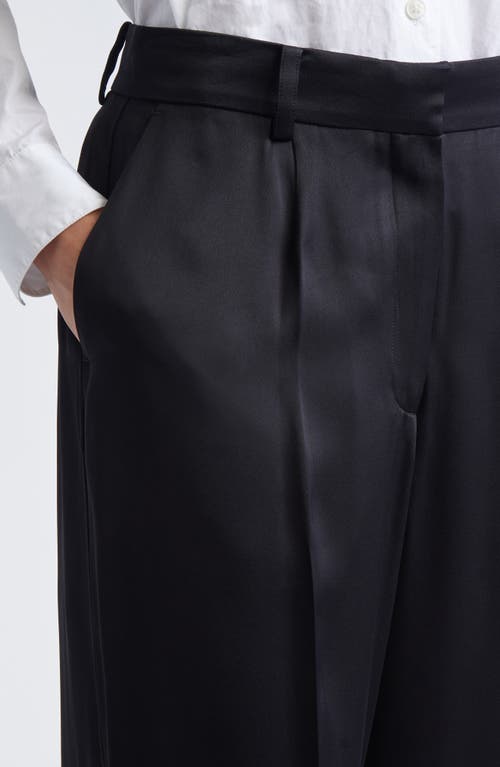 Totême Toteme Pleated Fluid Pants In Black
