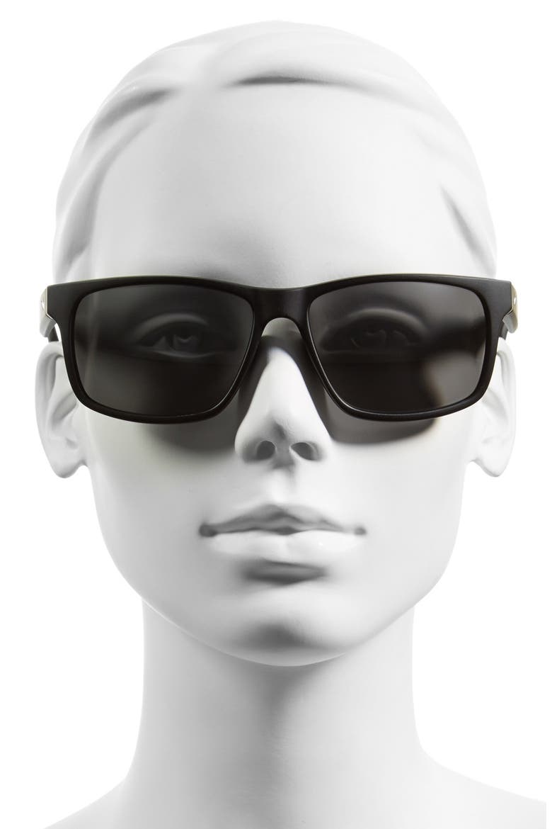 'Cruiser' 59mm Sunglasses, Alternate, color, MATTE BLACK